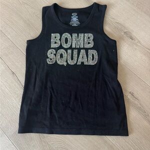 cheer extreme c4 bombsqaud rhinestone tank